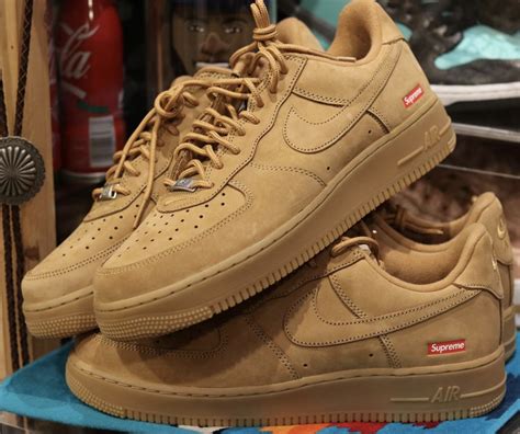 nike air force 1 flax sneakers